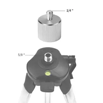 Stand de microfon, Adaptor 5/8 să 1/4 Accesorii de Argint din Aliaj de Aluminiu Șurub Filet Adaptor pentru Monitor aparat de Fotografiat Trepied, Microfon Suport