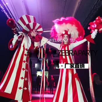 Cosplay Costum de Anul Nou de Craciun festivalul de Halloween clown show tinuta