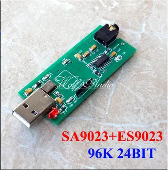 Adunarea SA9023 + ES9023 HiFi Audio DAC placa de Sunet / Decoder Bord Suport 96K 24BIT
